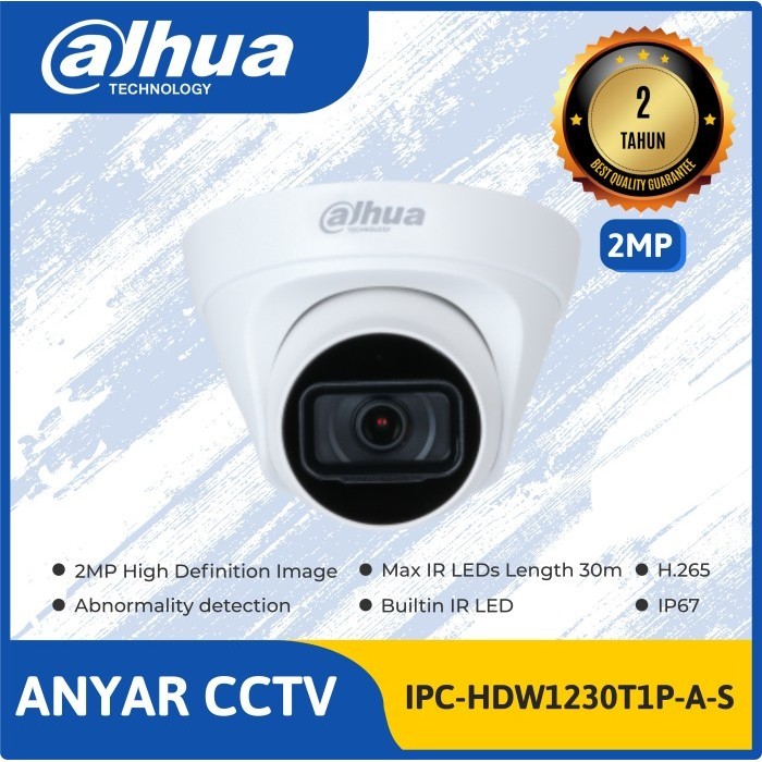 DAHUA IPC-HDW1230T1P-A-S BUILD IN MIC AUDIO DAHUA IPC HDW1230 T1P A S5