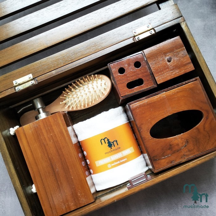 

Ready BATHROOM SET KAYU PAKET KADO PARCEL WEDDING BIRTHDAY CORPORATE GIFT