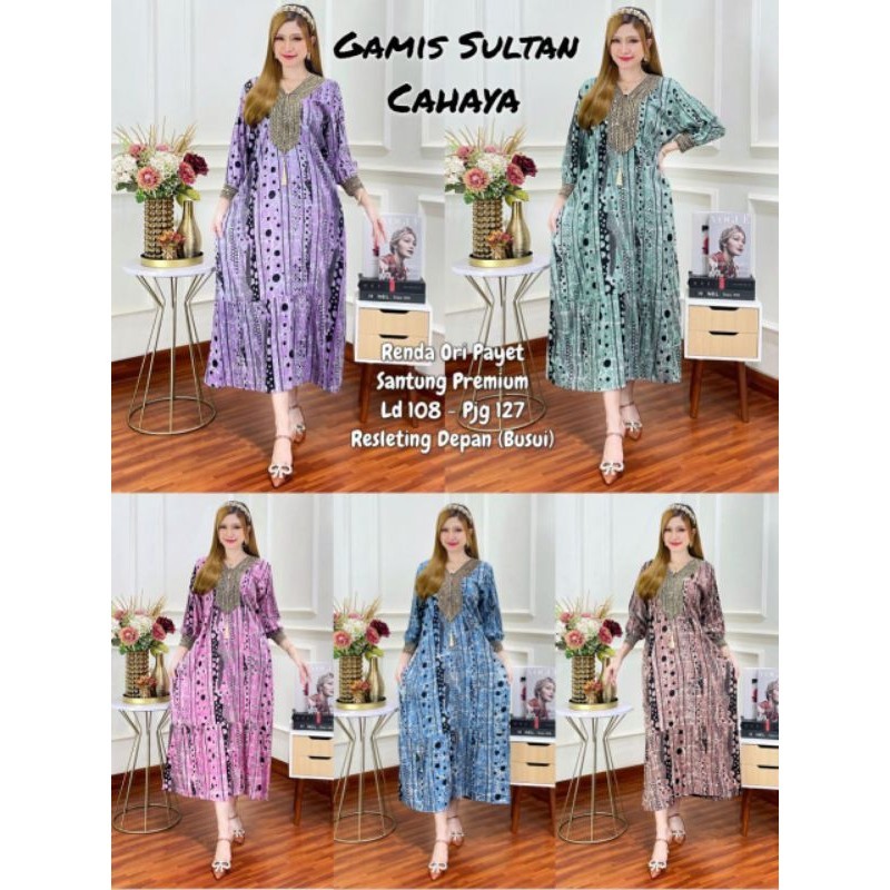 DASTER SULTAN CAHAYA || DASTER WANITA KEKINIAN || DASTER PANJANG || DASTER MURAH