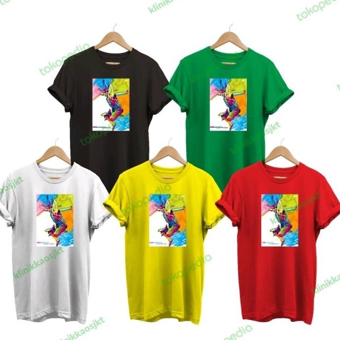 BAJU - KAOS KALIMANTAN TARI MANDAU DAYAK - TSHIRT TARI DAYAK BORNEO