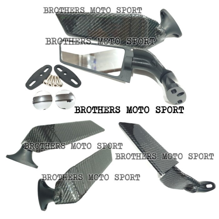 spion winglet carbon kelvar ninja250fi new spion stealth ninja 250fi