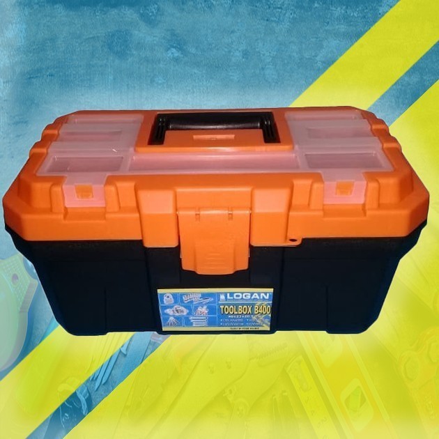 Tool Box Plastik 400 Logan/Tool Box/Kotak peralatan/Kotak Perkakas