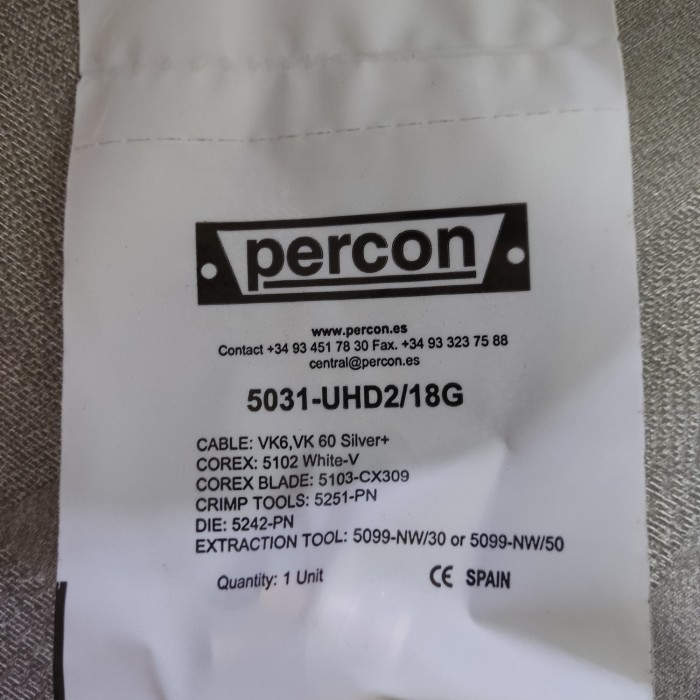 Connector Percon Vk6 - Vk60 Uhd2 /18G