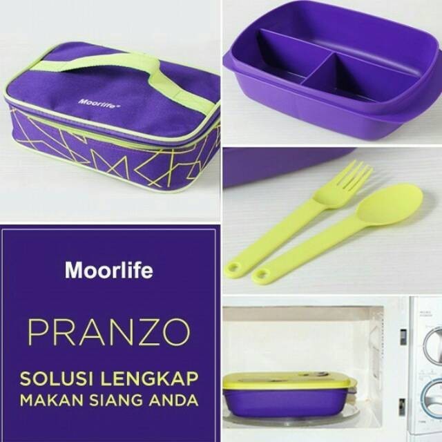Lunch Box Set Aventura Moorlife Sama Bagus Tupperware