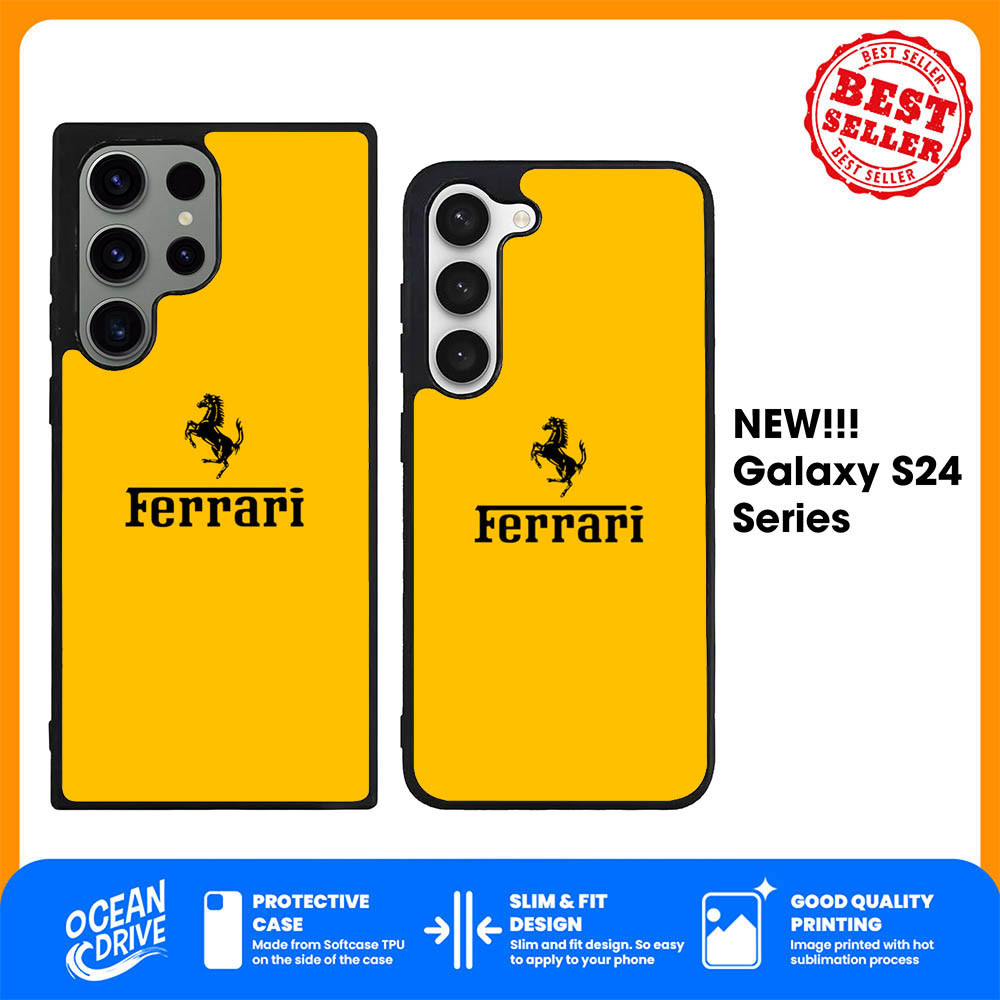 Case Casing Samsung Galaxy S25 S24 S23 S22 S21 Ultra Plus FE 5G Ferrari Horse YD0819
