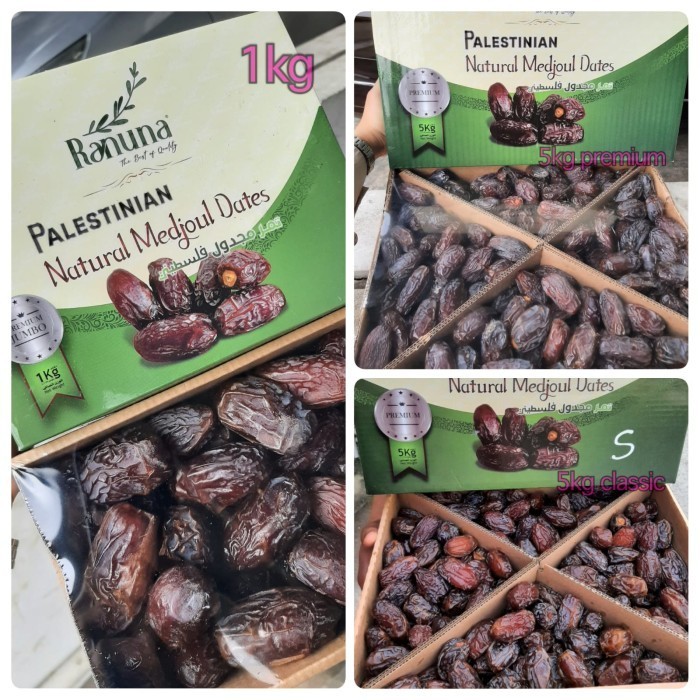 

Kurma - Kurma Medjol Jumbo/Fresh/1 Kg/Palestina