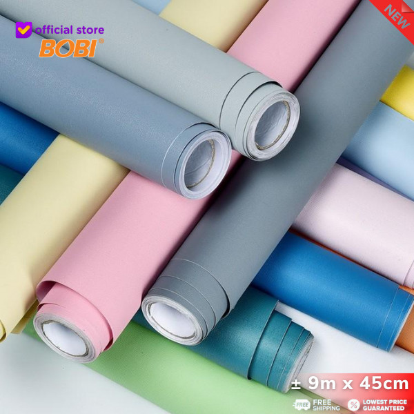 Terlaris Bobi Wallpaper Sticker Polos Berkualitas Self Adhesive Wallpaper Promo Terbaru