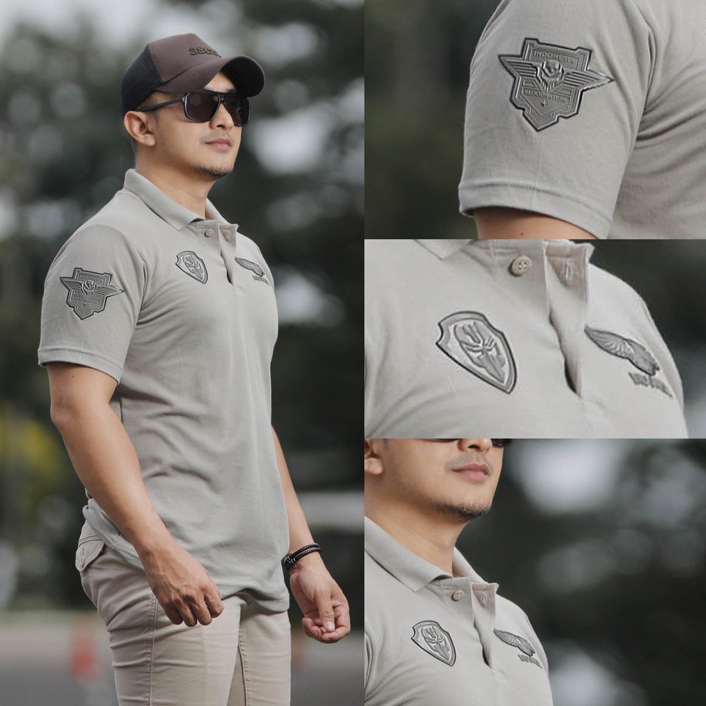 [ONLINE EXCLUSIVE] Polo Shirt Coklat Polo Shirt Coklat Pria Kaos Polo Shirt Pria Polo Shirt Pria