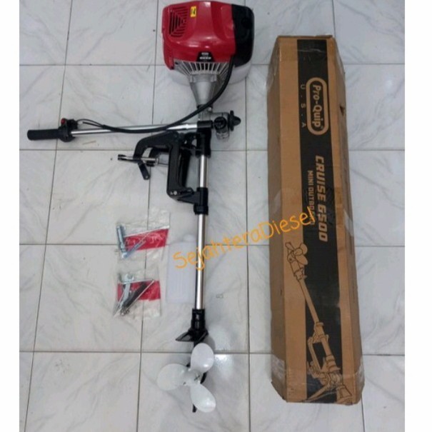 Mesin Tempel Perahu Kapal Cruise 6500 Mini Outboard Pro-Quip Original Dan Terpercaya