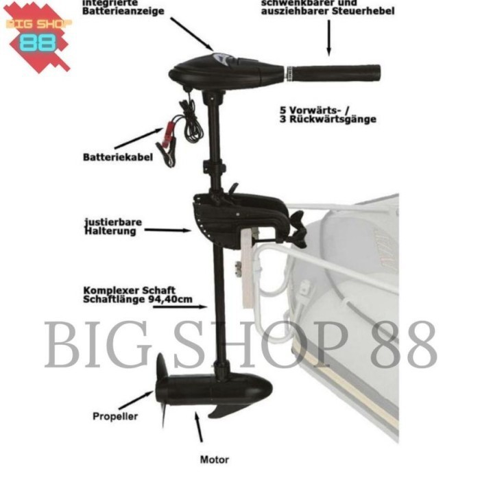 Mesin Perahu Kapal Karet Pvc Intex Inflatable Boat Engine Trolling Original Dan Terpercaya