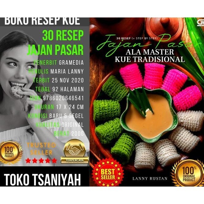 Buku Resep Kue Basah 30 Resep Jajan Pasar Ala Master Kue Tradisional