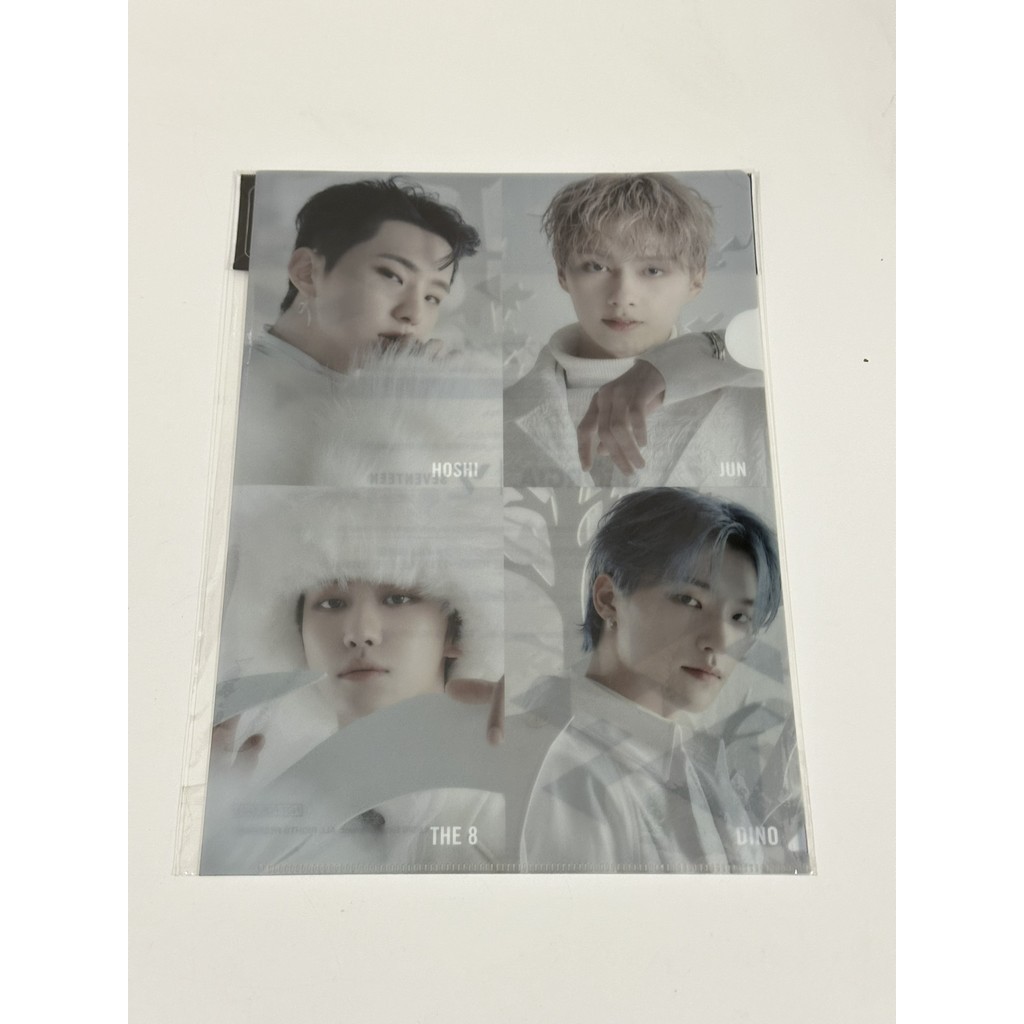 Clear File Holder Seventeen - Hoshi, Jun, The 8, Dino (A4)