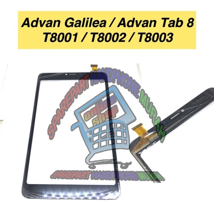 TOUCHSCREEN ADVAN TAB 8 GALILEA T8001 8001 8002 8003 ORIGINAL NEW