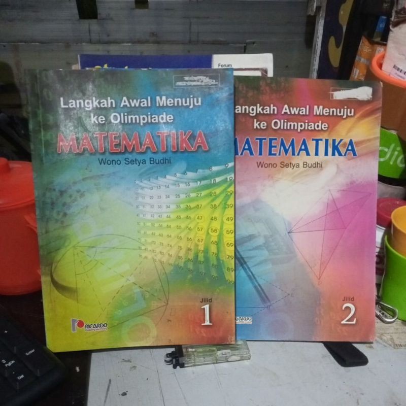 BUKU LANGKAH AWAL MENUJU KE OLIMPIADE MATEMATIKA JILID 1&2