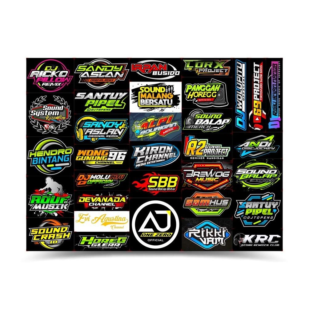 tomonimart Stiker DJ Remixer / 69 project / Brewog - Pahe Isi 33 -  AJY Sandy Aslan Ricko Pillow ||