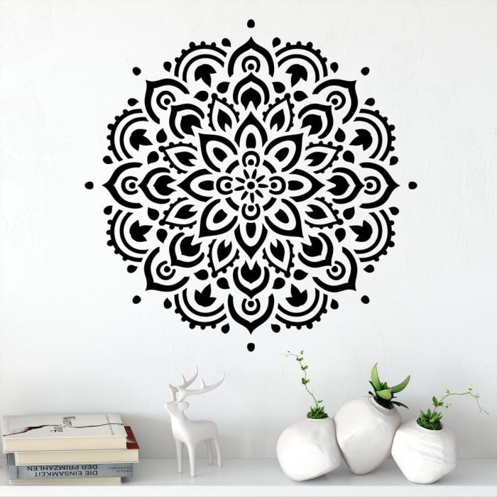 STENCIL DINDING, WALL STENCIL, MANDALA STENCIL, STENCIL BULAT