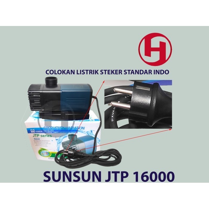 Terlaris ORIGINAL SUNSUN JTP 16000 POMPA SIRKULASI AQUARIUM DAN KOLAM