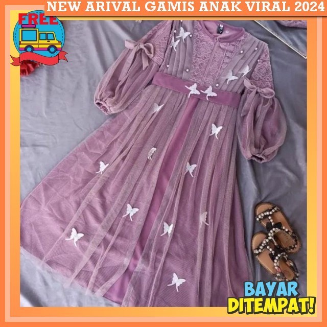 Baju Muslim Ank Perempuan Terbaru Bj Ganis Amak Perenpuan Import Gamis Terbaru 2024 Lebaran Gamiz Ng