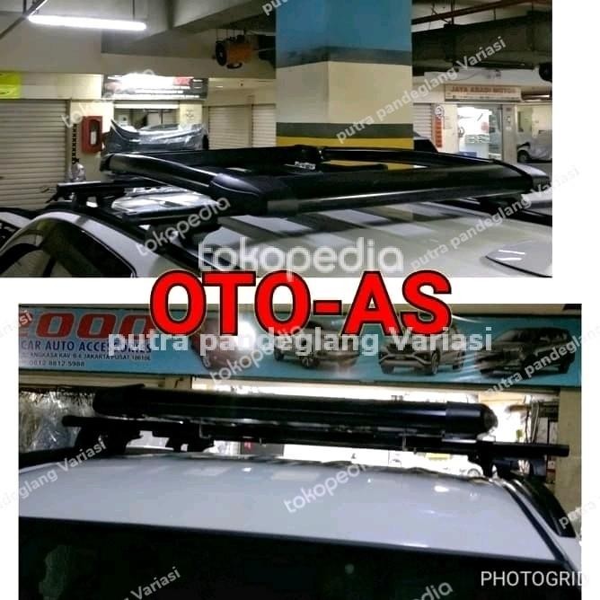 Roof Rack Atas Mobil + Cross Bar All New Rush/ Terios Merek Platinum Interior Mobil Keren