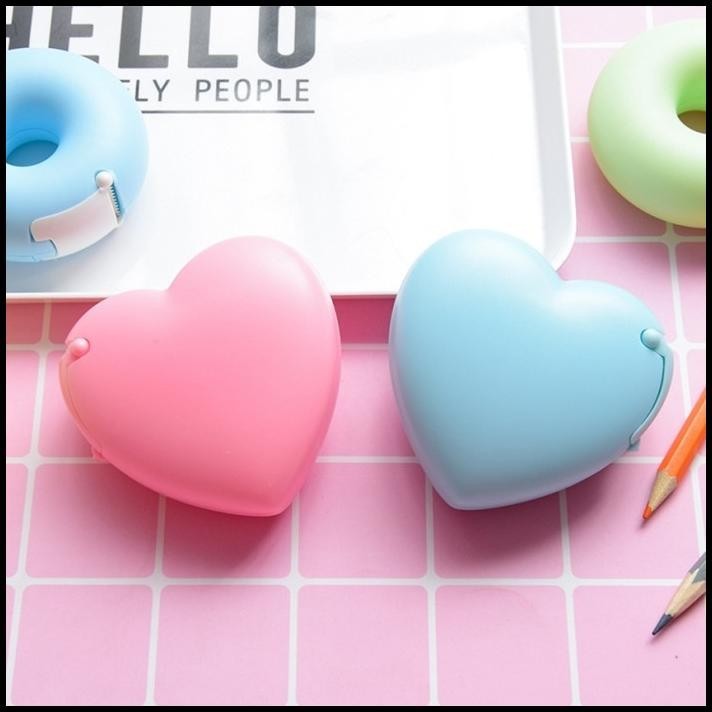 

TERBARU TEMPAT SELOTIP MINI BENTUK HATI LOVE HEART TAPE CUTTER TAPE DISPENSER !