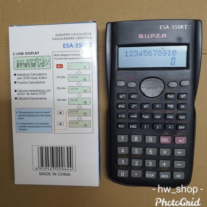

Special Kalkulator Scientific Esa Fx 350 ms Original - esa 350 Hitam ,.