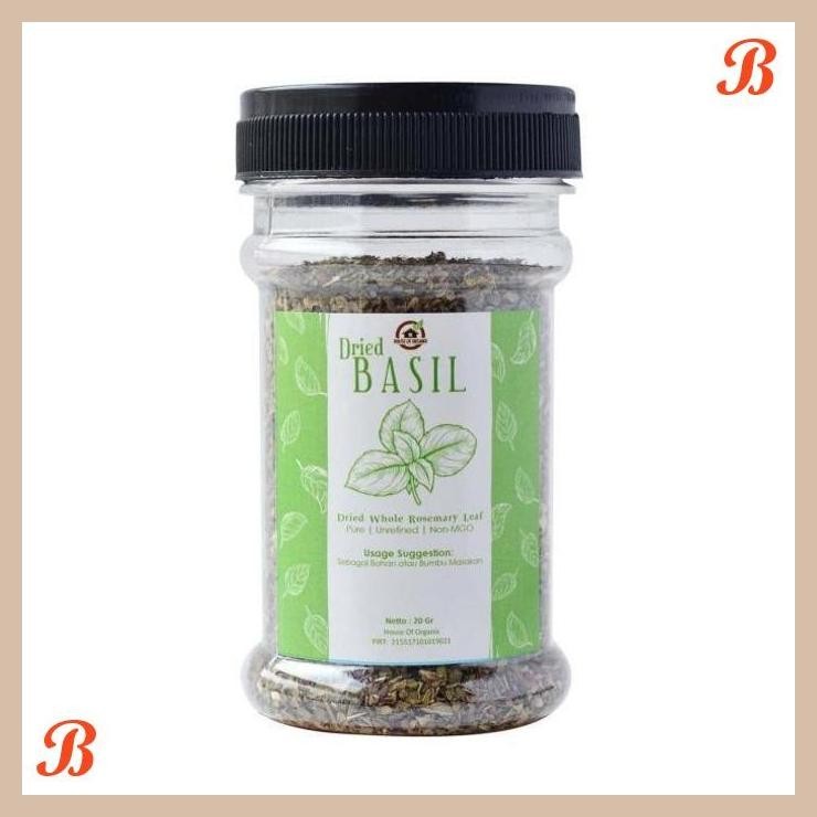 

| HOF | HOUSE OF ORGANIX DRIED BASIL ( BASIL KERING ) 20 GR