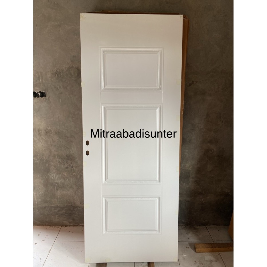 Terlaris PINTU UTAMA / KAMAR / PINTU BAJA JL STEEL ALESSA ECO 03 PUTIH