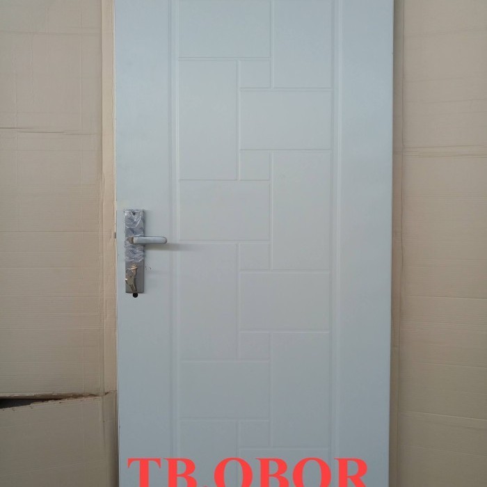 Terlaris Pintu Kamar Utama Baja Kodai TX-07 Putih Handle Kunci Special Edition