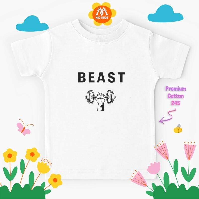 Baju Kaos Anak Funny- The beast  501