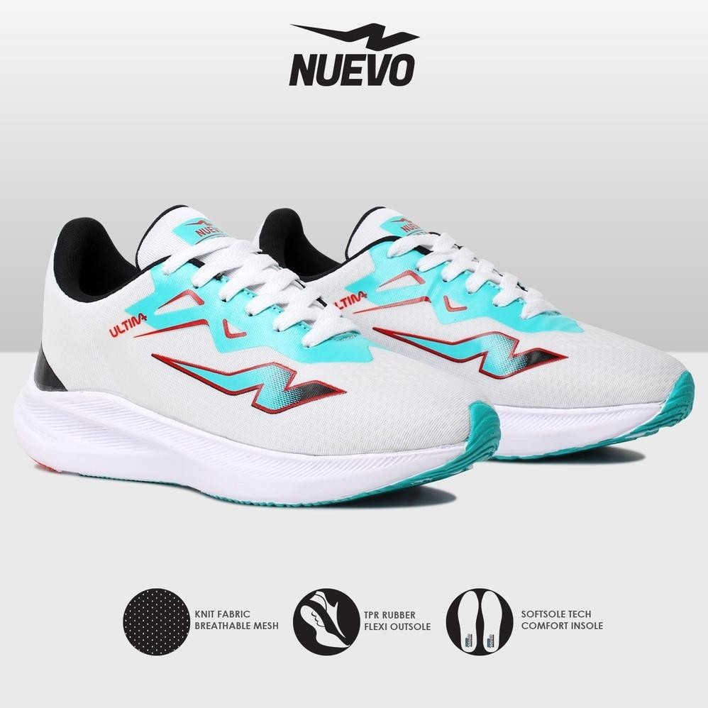 "Beli Lebih, Hemat" Nuevo Official - Sepatu Lari Pria Nuevo Ultimax Olahraga Running Shoes Sport ||