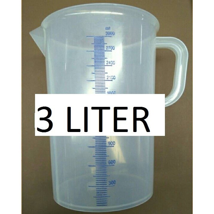 Gelas Takar / Ukur 3 Liter Green Leaf 1833