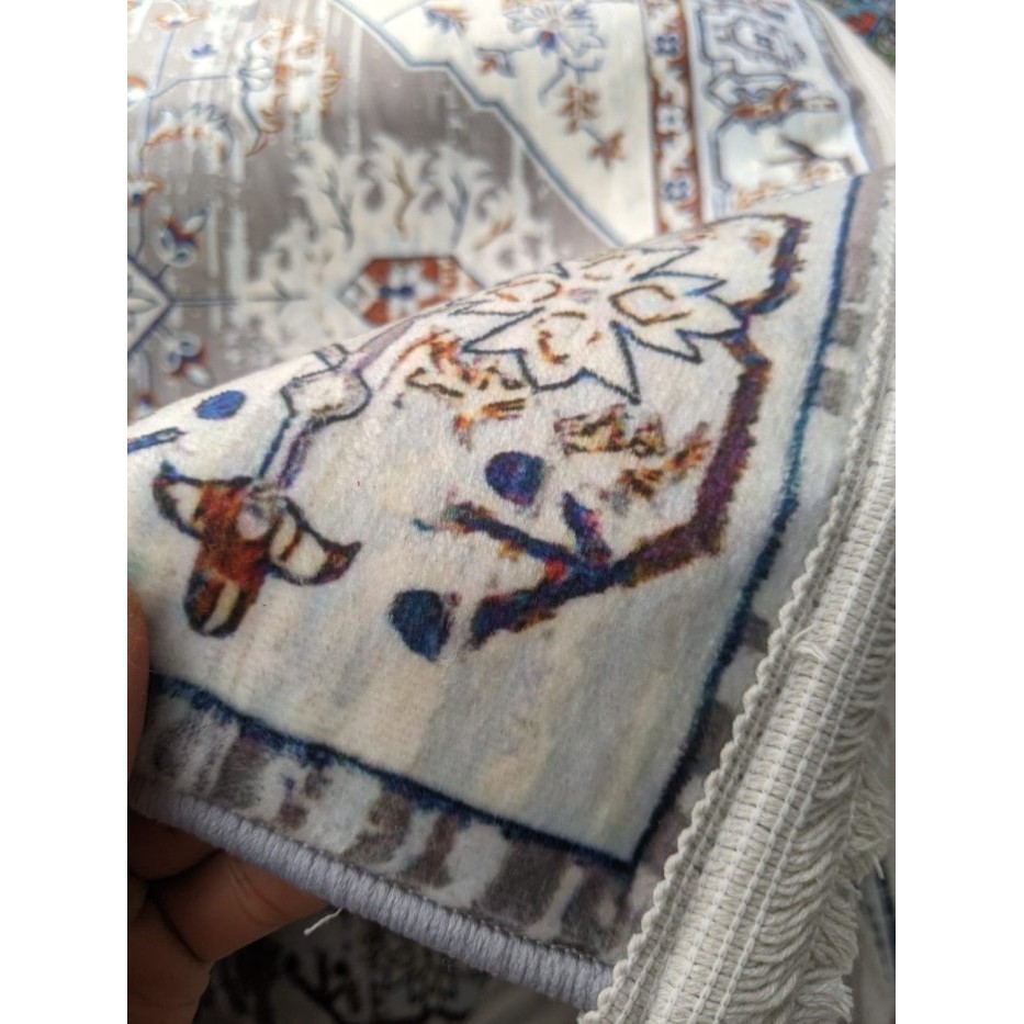 Sajadah Imam Tebal 80X120 Bahan Bulu Karpet Motif Turki