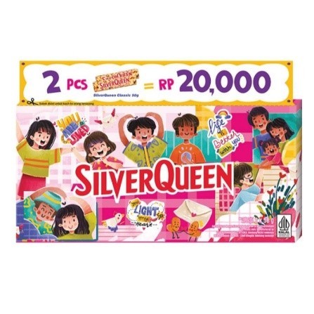 

QPI SILVERQUEEN CASHEW 58GR BUY 1 GET 1 FREE/EDISI VALENTINE AC8