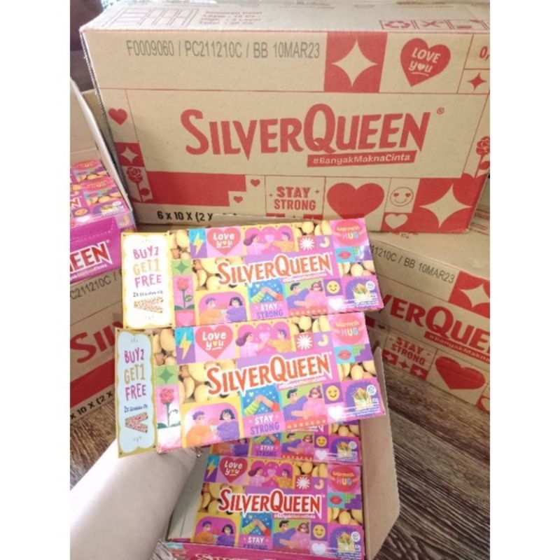 

IWB SILVERQUEEN SPECIAL VALENTINE BUY1 GET1(62GX2) NA7