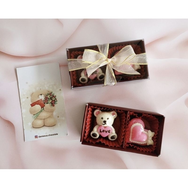 

D99 .VD04 - SOUVENIR COKLAT ISI 2 PCS HADIAH VALENTINE , PERNIKAHAN , TUNANGAN (DS BGR) QQ3