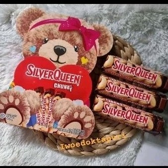 

U2Q IWD COKLAT SILVERQUEEN BERUANG BEAR LOVE CHUNKY CHOCOLATE BUY 2 GET 1 FREE BAR SILVERQUEN