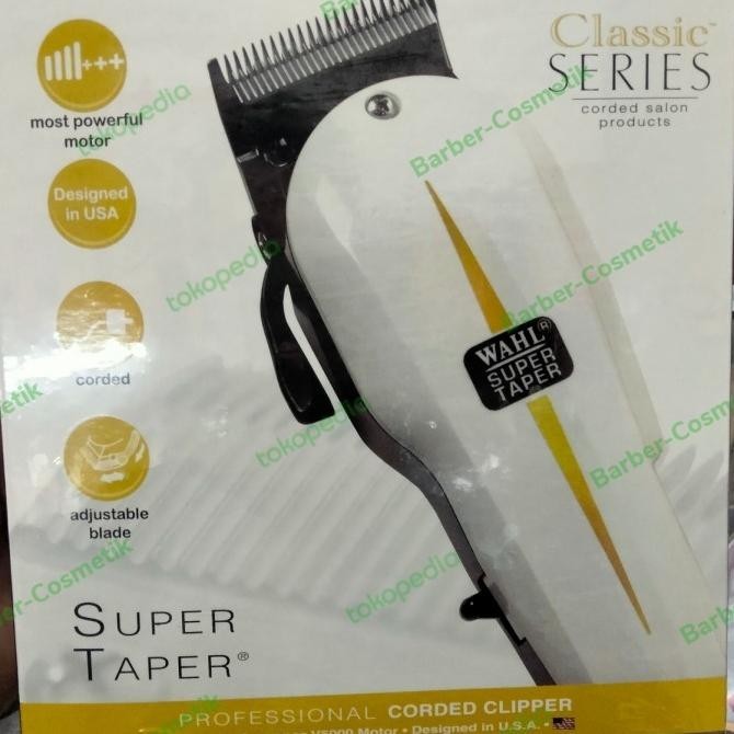 Clipper Wahl Super Taper Mesin Potong Rambut Original Classic Series