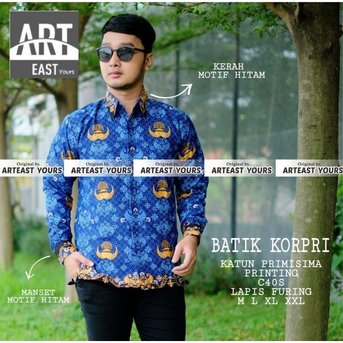Diskon Kopri Baju Seragam Batik Pria Pns Terlaris Terbaru 2022 Full Furing