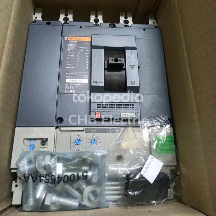 MCCB MERLIN GERIN NS400N 400A 4P MURAH