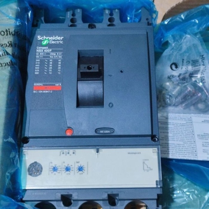 MCCB NSX400F 3P 400A SCHNEIDER