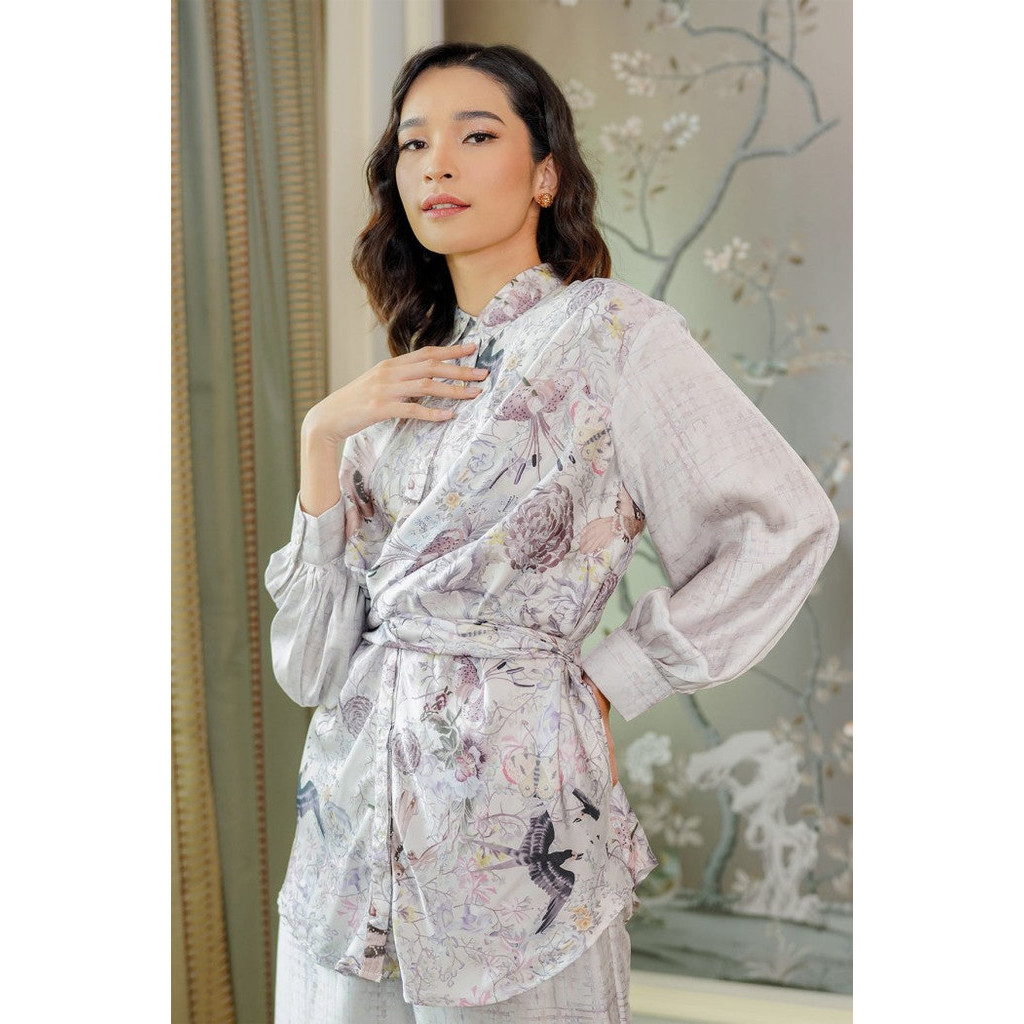 Benang Jarum - Wonderful Harmony Wrap Shirt - Cream