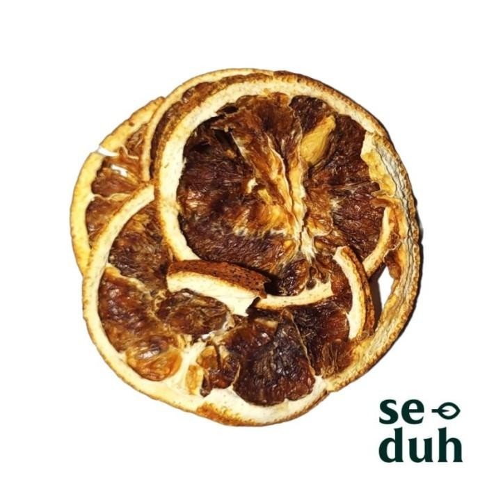 

TERBAIK! (GRADE B) DRIED ORANGE SLICE FRUIT / BUAH JERUK KERING 8 GRAM