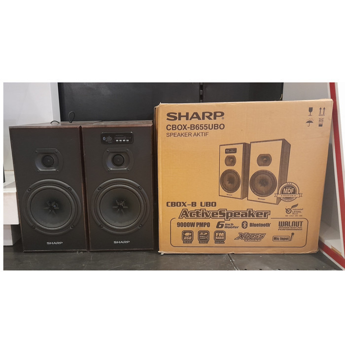 Speaker Aktif Sharp Cbox-B655Ubo Speaker Bluetooth