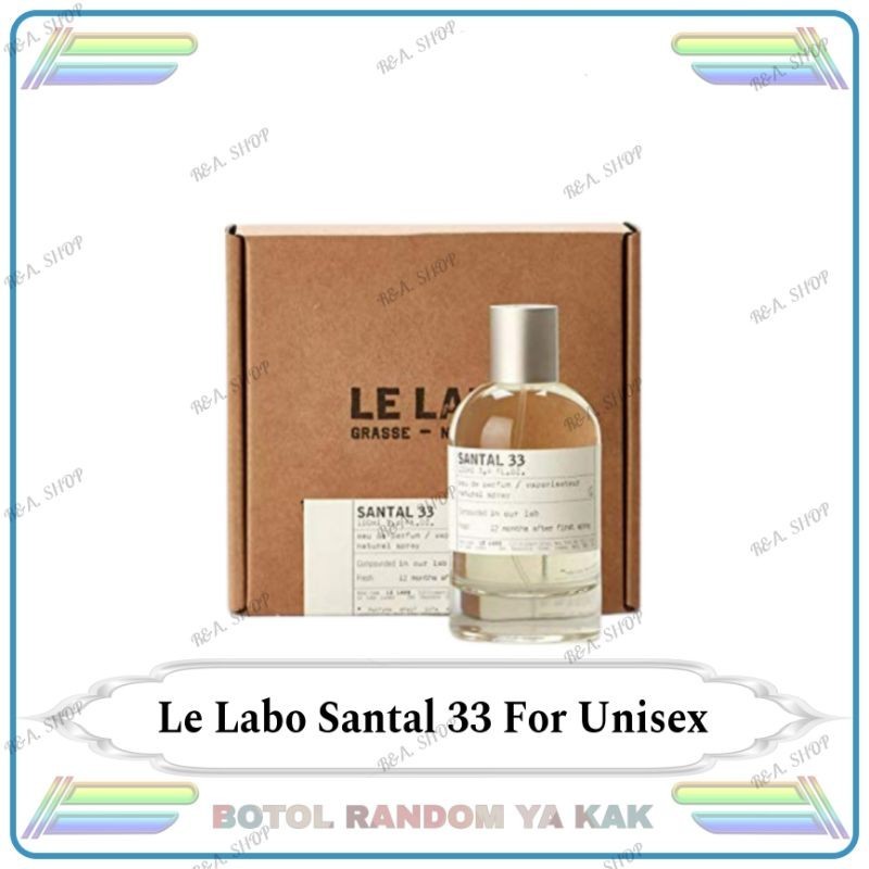 Inspired Parfum Le Labo Santal 33 For Unisex