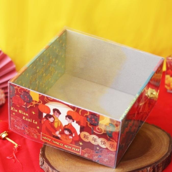 

10 Pcs Box Cake/ Lapis Hampers Imlek-Nian You Uk 20X20X10 Cm Copy