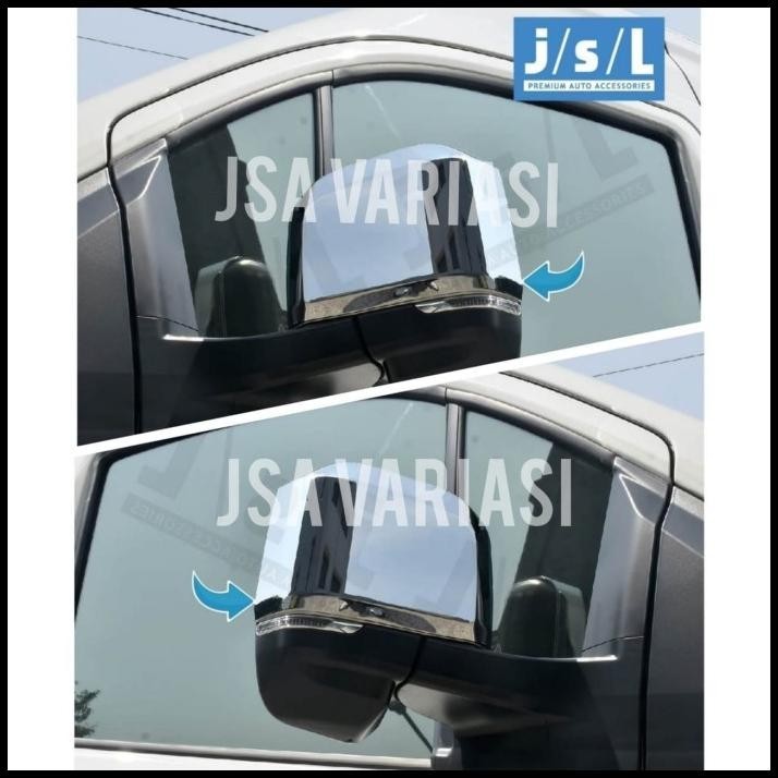 TERMURAH : MIRROR COVER SPION CHROME HIACE 2020 JSL 