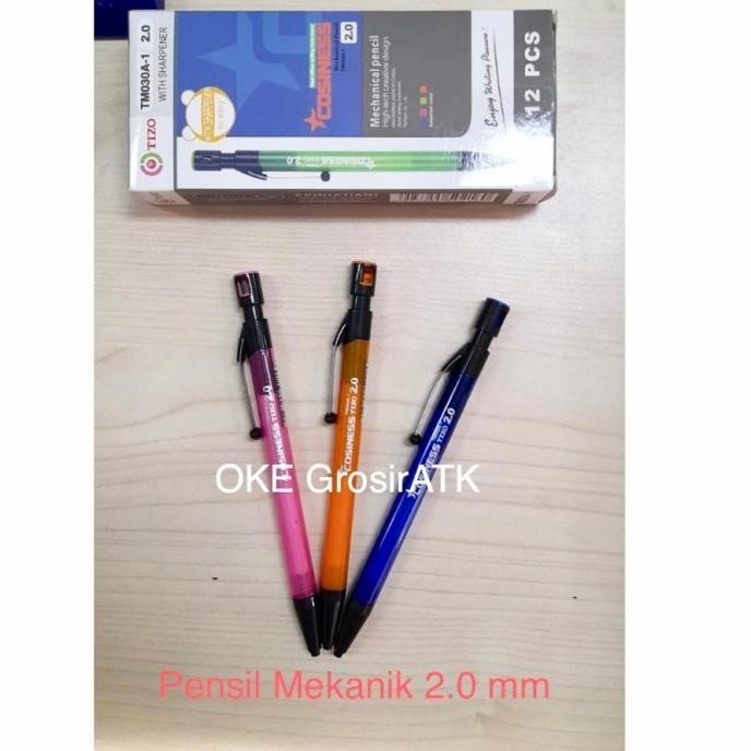 

New! Pensil Mekanik 2.0 mm Tizo / Mechanical Pencil Tizo - TM030C KARTUN ~
