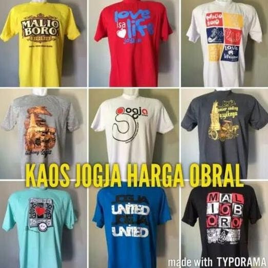 Baru - KAOS OBLONG JOGJA /KAOS PRIA /WANITA /KAOS KHAS JOGJA ~