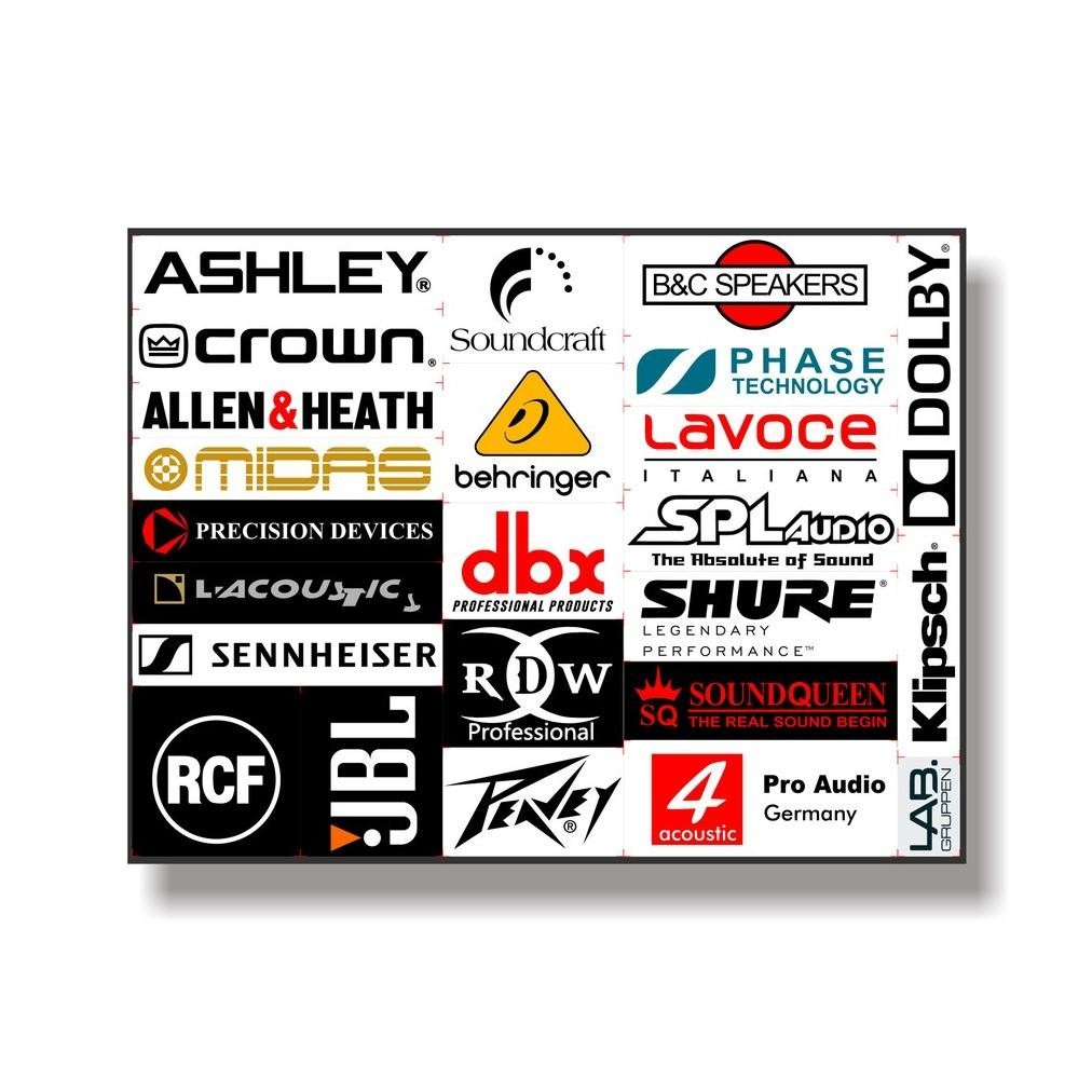 

loblaisep.sellers Stiker Sound System / Sound Balap - ACC - Isi 24 Sticker - ASHLEY SPL RCF ||