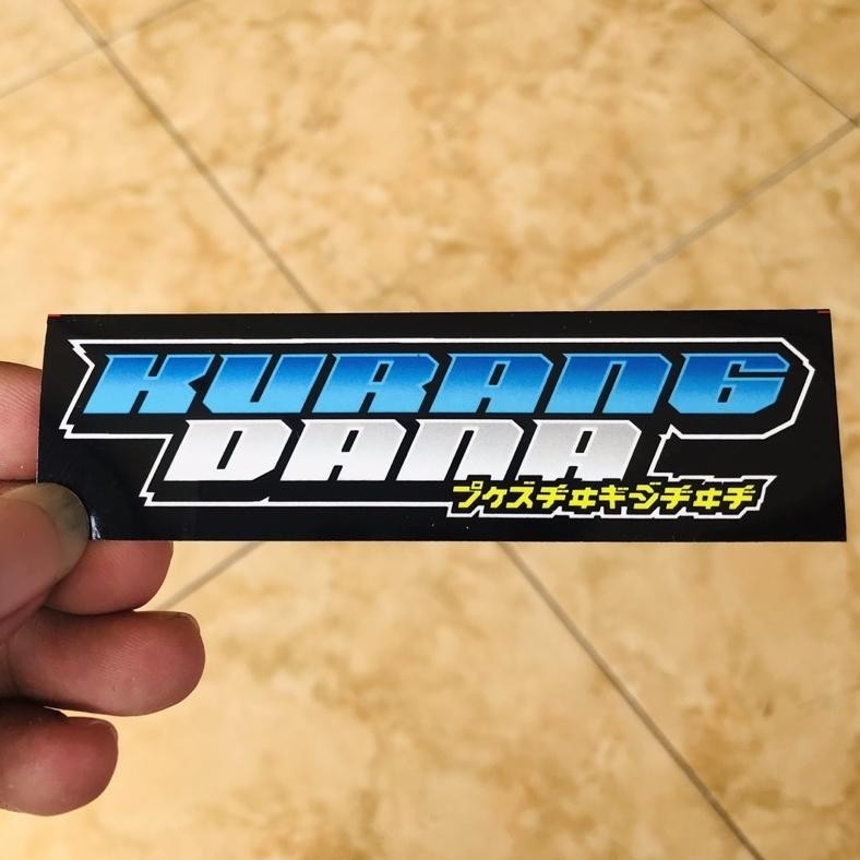 

karomstore Stiker Kurang Dana Stiker Bengkel Balap Racing Herex Vynil Anti Air Bijian ||